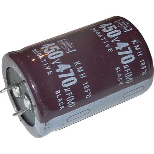 Elektrolytický kondenzátor radiální 470 µF / 450 V, 35 × 52 mm, RM 10 mm