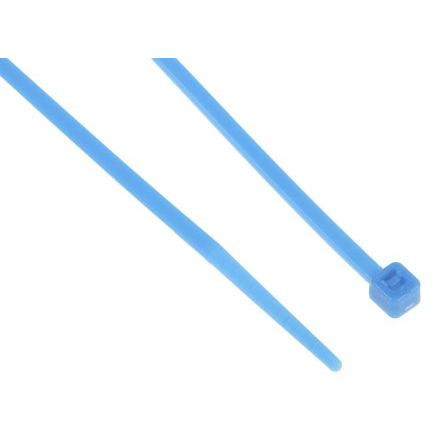 Stahovací páska Nerozpojitelné 165 mm 2.5mm Modrá Nylon 66 RS PRO