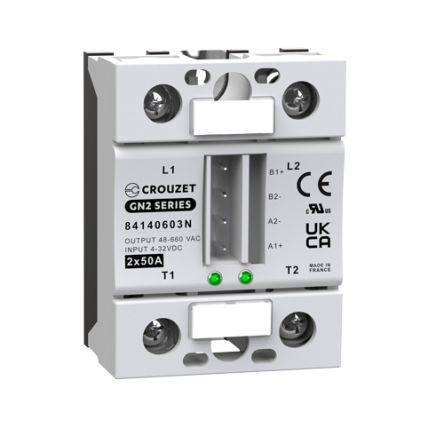 Crouzet Polovodičové relé 50 A Panel SPST-NO 660 Vrms GN2 32V