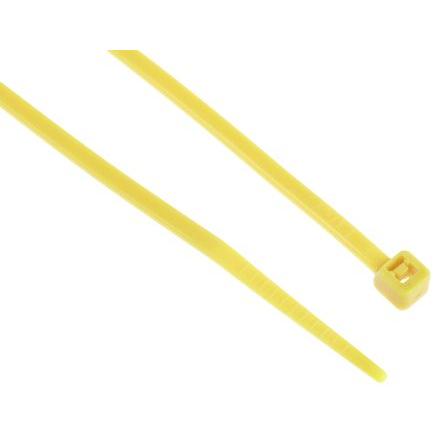 Stahovací páska Nerozpojitelné 203 mm 2.5mm Žlutá Nylon 66 RS PRO