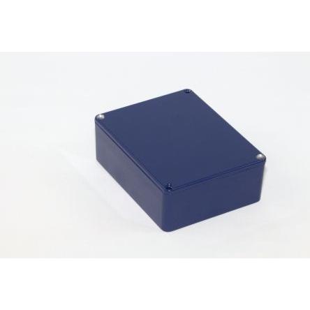 Hammond Pouzdro, řada: 1590 IP54 barva Kobaltová modrá barva Kobaltová modrá Odlévaný hliník 120 mm 43 mm 94 mm Silikon
