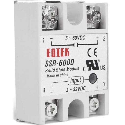 Bezkontaktní relé SSR-60DD, 5-60 V DC / 60 A
