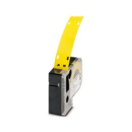 Označovač kabelu, řada: MM-WMTB HF (55X25)R C1 YE/BK barva Černá, Žlutá 26 mm x 75mm Tisknutelný Phoenix Contact 115 mm
