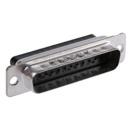 Amphenol Communications Solutions Konektor D-Sub, řada: 8656, počet kontaktů: 25, orientace těla: Rovný 2.76 mm, Kabel