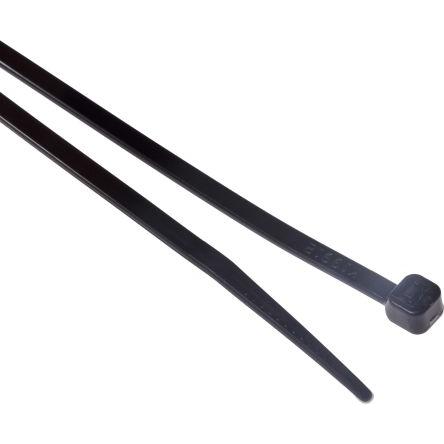 Stahovací páska Nerozpojitelné 150 mm 3.6mm Černá Nylon 66 RS PRO