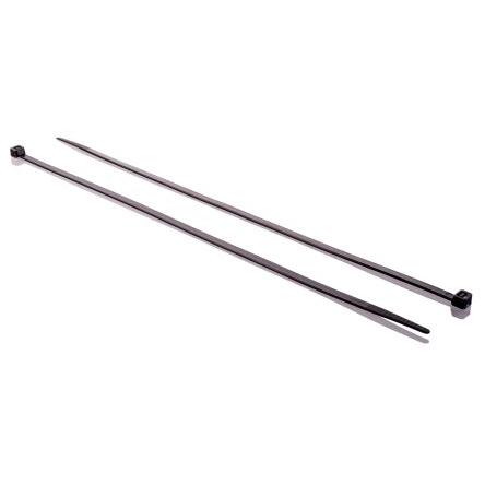 Stahovací páska Nerozpojitelné 300 mm 4.8mm Černá Nylon 66 RS PRO
