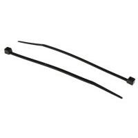 Stahovací páska Nerozpojitelné 100 mm 2.5mm Černá Nylon 66 RS PRO