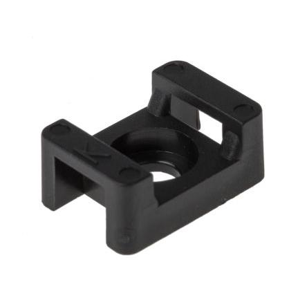 Držák vázacích pásek Šroubová 8 mm široké pásky 23 mm 16mm barva Černá RS PRO