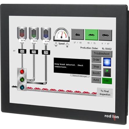 Dotyková obrazovka HMI 381 mm TFT řada CR3000 1024 x 768 pixel Red Lion