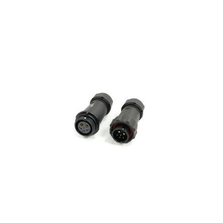 Kulatý konektor, počet kontaktů: 6, Kabel, velikost: 21 mm RS PRO, pohlaví kontaktu: Samec/samice, orientace těla: Rovný