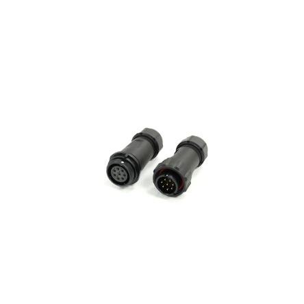 Kulatý konektor, počet kontaktů: 8, Kabel, velikost: 21 mm RS PRO, pohlaví kontaktu: Samec/samice, orientace těla: Rovný