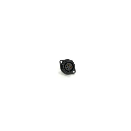 Kulatý konektor, počet kontaktů: 6, Montáž na přírubu, velikost: 21 mm RS PRO, pohlaví kontaktu: Vnitřní, orientace