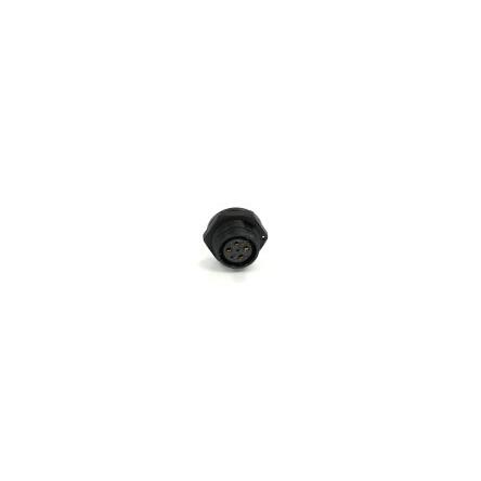 Kulatý konektor, počet kontaktů: 6, Zadní, velikost: 21 mm RS PRO, pohlaví kontaktu: Vnitřní, orientace těla: Rovný