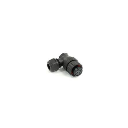 Kulatý konektor, počet kontaktů: 15, Kabel, velikost: 21 mm RS PRO, pohlaví kontaktu: Vnitřní, orientace těla: Pravý