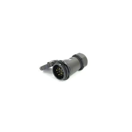 Kulatý konektor, počet kontaktů: 9, Kabel, velikost: 29 mm RS PRO, pohlaví kontaktu: Vnější, orientace těla: Rovný