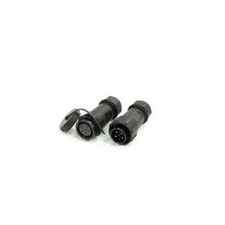 Kulatý konektor, počet kontaktů: 6, Kabel, velikost: 21 mm RS PRO, pohlaví kontaktu: Samec/samice, orientace těla: Rovný