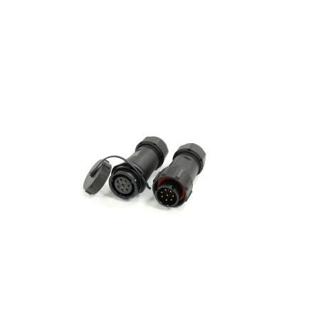 Kulatý konektor, počet kontaktů: 8, Kabel, velikost: 21 mm RS PRO, pohlaví kontaktu: Samec/samice, orientace těla: Rovný