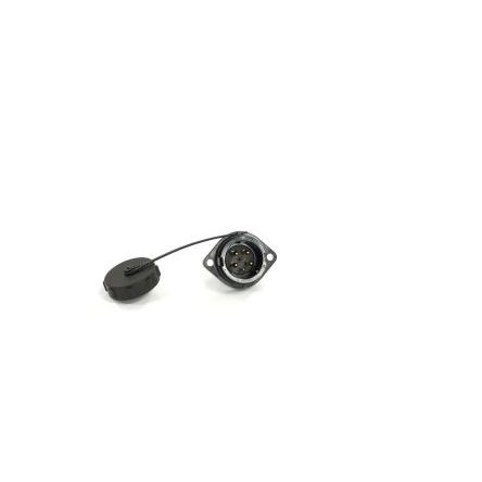 Kulatý konektor, počet kontaktů: 6, Montáž na přírubu, velikost: 21 mm RS PRO, pohlaví kontaktu: Vnější, orientace těla: