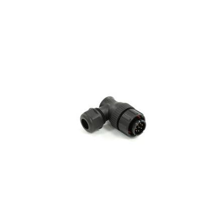 Kulatý konektor, počet kontaktů: 8, Kabel, velikost: 21 mm RS PRO, pohlaví kontaktu: Vnější, orientace těla: Pravý úhel