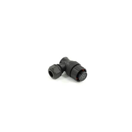 Kulatý konektor, počet kontaktů: 8, Kabel, velikost: 21 mm RS PRO, pohlaví kontaktu: Vnitřní, orientace těla: Pravý úhel
