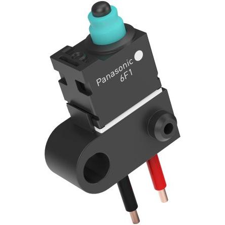 Panasonic Mžikový mikrospínač, typ ovladače: Kolíkový plunžr SPST, 16 V dc, 50mA, Pájecí, IP67, 1.5N