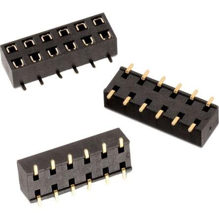 Patice PCB, řada: WR-PHD, orientace těla: Spodní vstup, rozteč: 2.54 mm Deska-deska, počet kontaktů: 22, počet řad: 2,