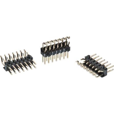 Wurth Elektronik Konektor PCB, řada: WR-PHD, Deska-deska, počet kontaktů: 22, počet řad: 2, rozteč: 2.54 mm, orientace