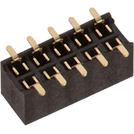 Patice PCB, řada: WR-PHD, orientace těla: Rovný, rozteč: 2 mm Deska-deska, počet kontaktů: 32, počet řad: 2, Povrch