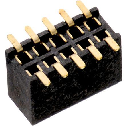Patice PCB, řada: WR-PHD, orientace těla: Rovný, rozteč: 1.27 mm Deska-deska, počet kontaktů: 20, počet řad: 2, Povrch