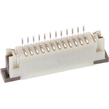 Wurth Elektronik Konektor FPC, řada: WR-FPC, počet kontaktů: 28, rozteč: 1 mm Vnitřní, orientace těla: Horizontální,