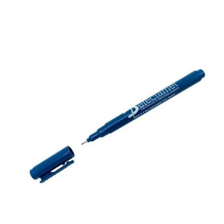 Permanentní značkovač barva inkoustu Červená Bullet 0.55 mm Značkovač Detectamet