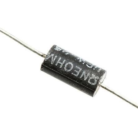 Rezistor Vinutý Axiální, řada: UPW25 250 Ω 0.1 % UPW25B250RV 0.25 W TE Connectivity