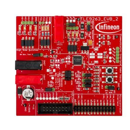 Demo deska Infineon, pro použití s: TYČINKA UIO MIDRANGESBCBOARDTOBO1