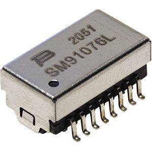 Bourns Ethernetový transformátor LAN, Povrch, 1 : 1 ± 2, 125 °C, hloubka: 6.1 mm, -40 °C