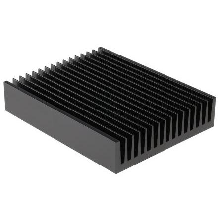 RS PRO Chladič pro Univerzální Obdélníkový Hliník 0.55kΩ/W 40 mm 200 mm 160mm