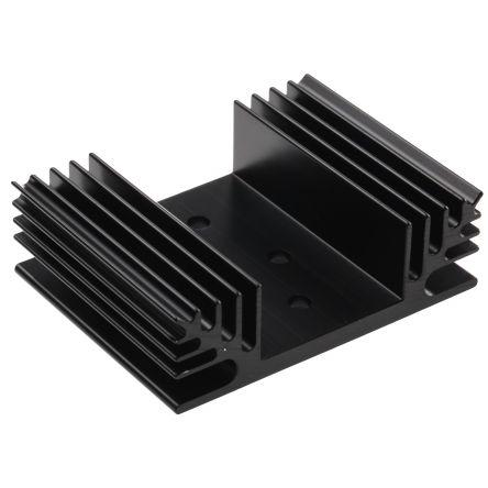 RS PRO Chladič pro Univerzální Obdélníkový Hliník 3.3kΩ/W 20 mm 50 mm 65mm