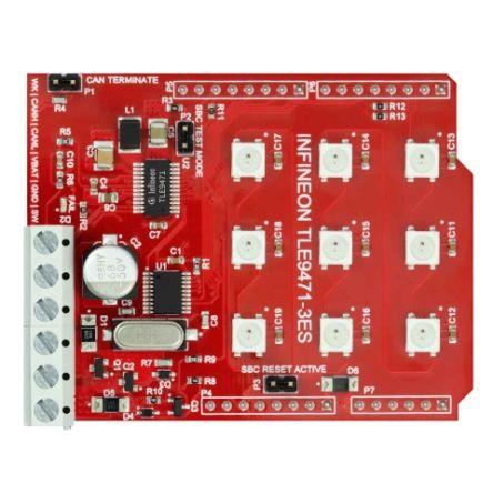 Shield Arduino SBC-SHIELD-TLE9471 Převodník DC-DC Infineon TLE9471-3ES, pro použití s: Arduino