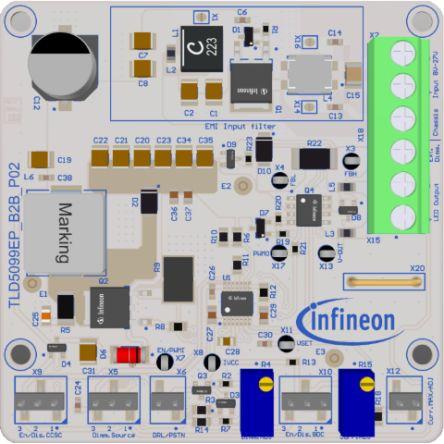 Sada pro hodnocení TLD5099EP-B2B EVALKIT Zvyšující regulátor Infineon TLD5099EP