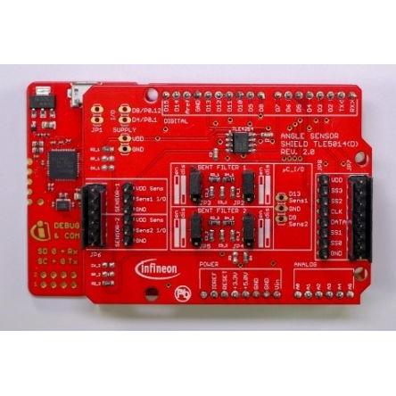 Snímač úhlu, klasifikace: Sada pro hodnocení for Microcontroller XMC1100, TLE5014 GMR, TLE5014CPS Satellite Board, pro