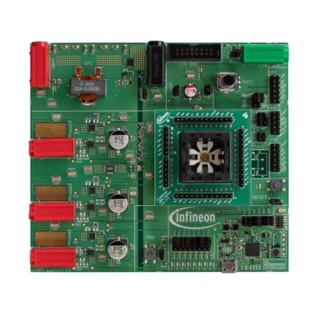 Vývojový nástroj pro motory a robotiku TLE987X EVALB-VQFN 3fázový motorový pohon Infineon UART, MOSFETS, B6-Bridge for