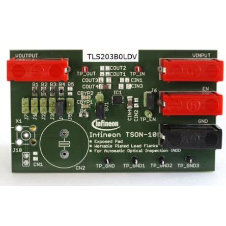Vyhodnocovací deska DESKA TLS203B0LDV Regulátor napětí LDO Infineon TLS203B0, pro použití s: LDO TLS203B0LDV
