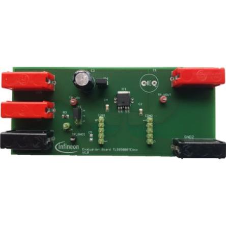 Demo deska DESKA TLS850B0TE50 Regulátor napětí LDO Infineon TLS850B Linear Voltage Regulator, pro použití s: