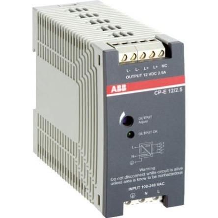 ABB Napájecí zdroj na lištu DIN CPE, počet výstupů: 5 Napájecí zdroj 240V ac 750 mA AC/DC 24V dc DC 18 W