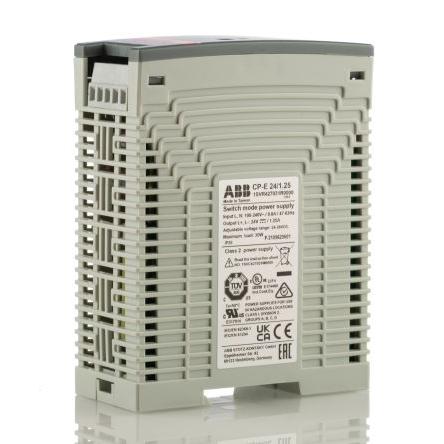 ABB Napájecí zdroj na lištu DIN CPE, počet výstupů: 5 Spínaný režim 240V ac 1.25 A AC/DC 24V dc DC 30 W