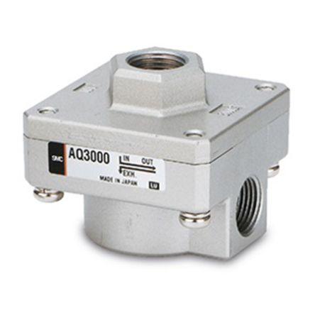 Nastavitelný výfukový ventil, řada: AQ1510 SMC, max. tlak: 0.7 Mpa Se závitem