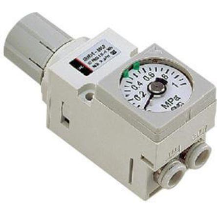 Pneumatický regulátor, řada: ARM10 SMC 0.5 bar 4 mm