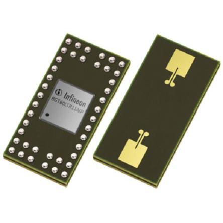 Infineon RF vysílač-přijímač BGT60LTR11AIPE6327XUMA2 Dopplerův snímač, počet kolíků: 42 kolíkový, PG-UF2BGA