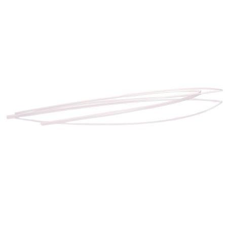 RS PRO Teplem smrštitelné bužírky průměr 1.2 mm Průhledné smršťovací poměr 2:1 Polyvinylidenfluorid 1.2m, řada: KYNAR