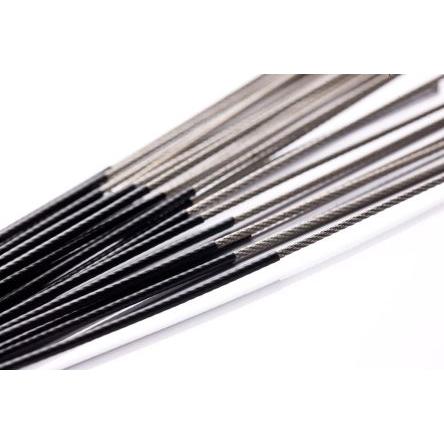 RS PRO Teplem smrštitelné bužírky průměr 9.5 mm Černá smršťovací poměr 2:1 Polyvinylidenfluorid 1.2m, řada: KYNAR