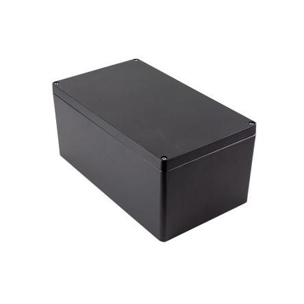 Hammond Univerzální skříň, řada: 1590Z IP68 barva Černá IK08 Odlévaný hliník 400 mm 180 mm 230 mm Silikon
